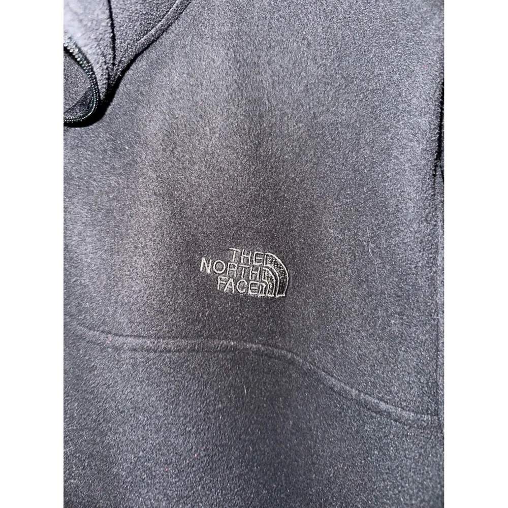 The North‎ Face Mens Fleece 1/4 quarter Zip Pullover Sweater Black Size Large